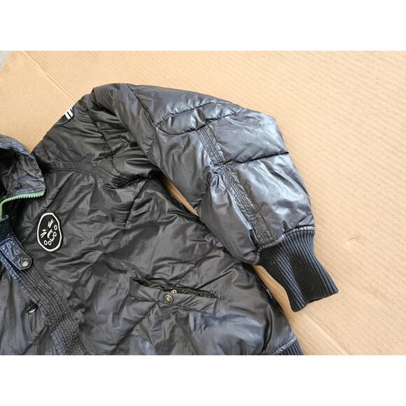 ALPHA INDUSTRIES Combat N-2B Short Waist Down Parka Black/Forest Green size 3XL - Picture 4 of 16